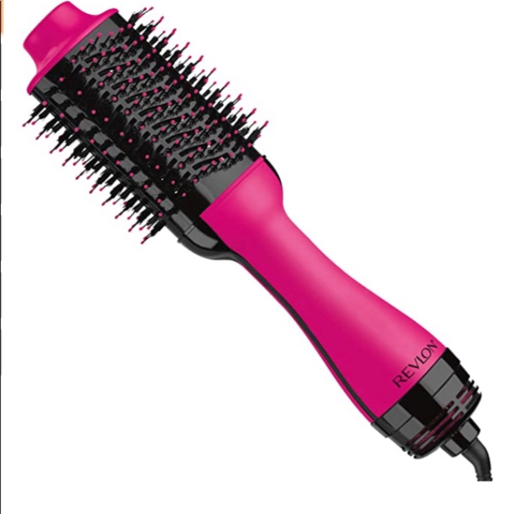 REVLON One-Step Hair Dryer and Volumizer Hot Air Brush, Pink